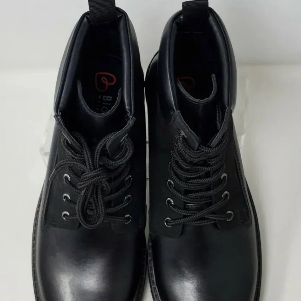 Blondo Men's Waterproof Ankle Boots Black  Lace Up B1172 014 Size 9 New